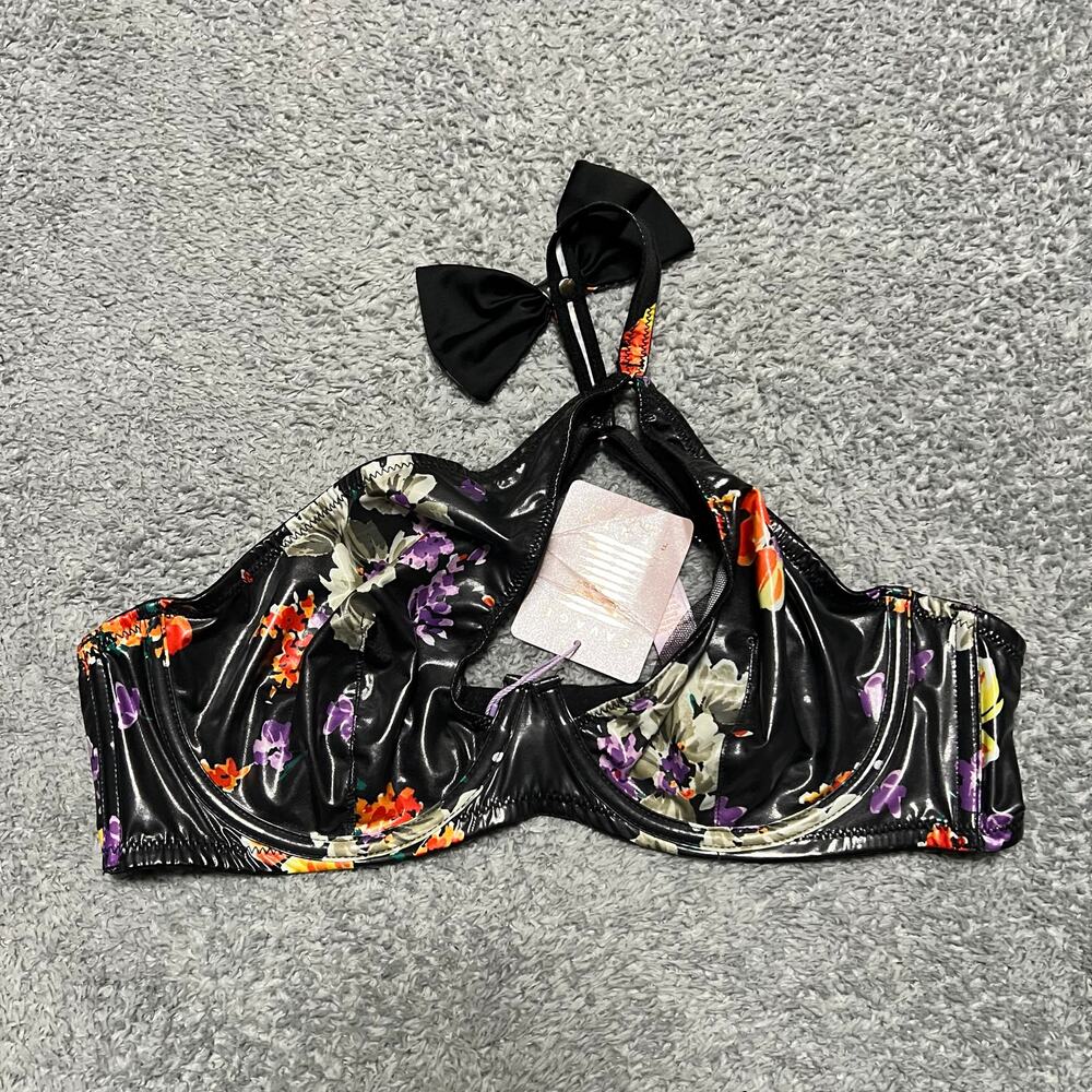 Savage X Fenty Floral Bra Womens 38C Bow